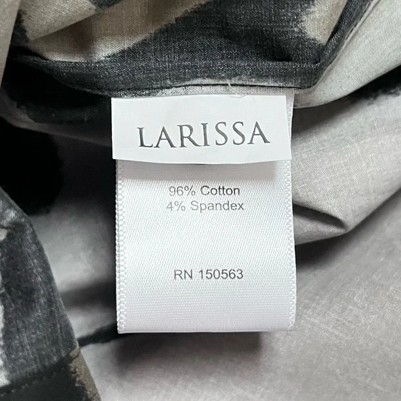 Hinson Wu Women’s Larissa Long Sleeve Abstract Zebra Shirt Size Medium Oversized - Picture 8 of 12